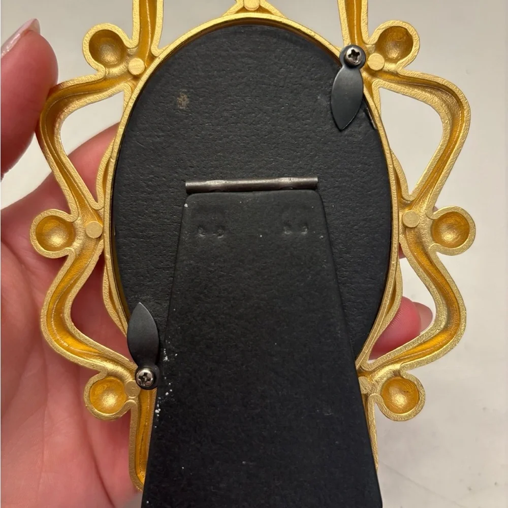 Gold tone mini picture frame